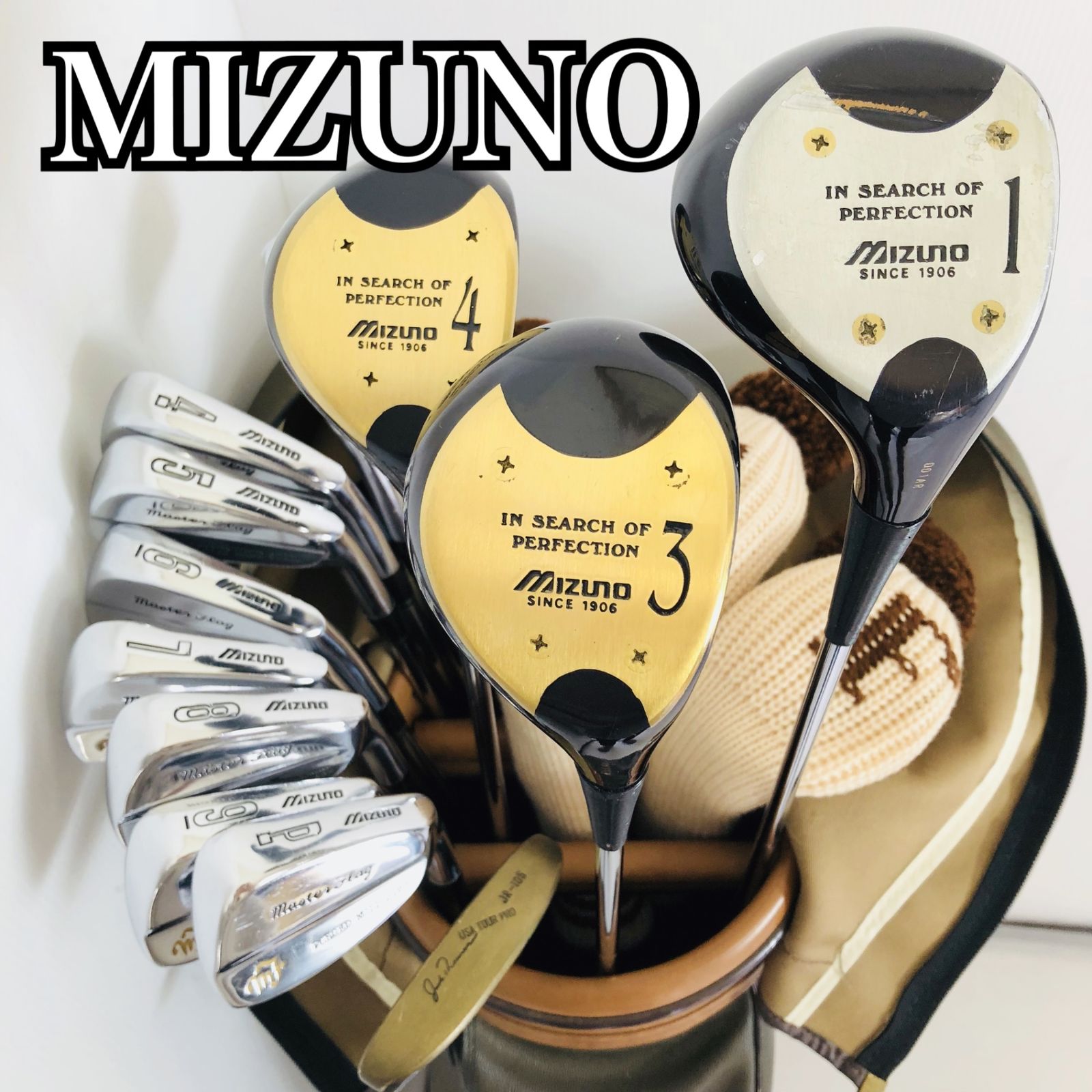 MIZUNO ミズノ メンズ ゴルフ クラブ セット 初心者 入門 バッグ付き