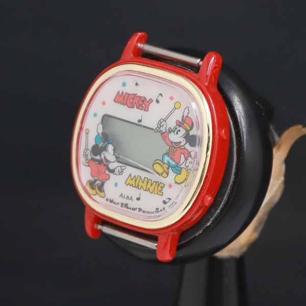 QZ ディズニー ミッキーマウス ミニーマウス セイコー アルバ Y798