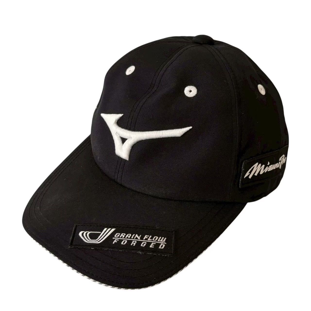 MIZUNO PRO ミズノプロ メンズ ゴルフ キャップ ブラック REACH BEYOND