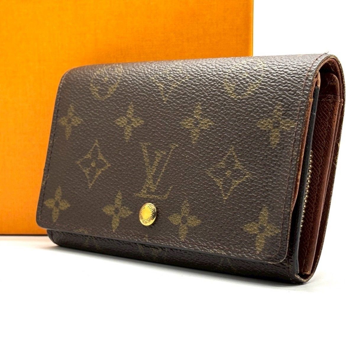 ルイヴィトン ポルトモネビエ トレゾール 二つ折り財布 モノグラム M61730 LOUIS VUITTON ルイヴィトン ポルトモネ ビエ トレゾール 二つ折り財布