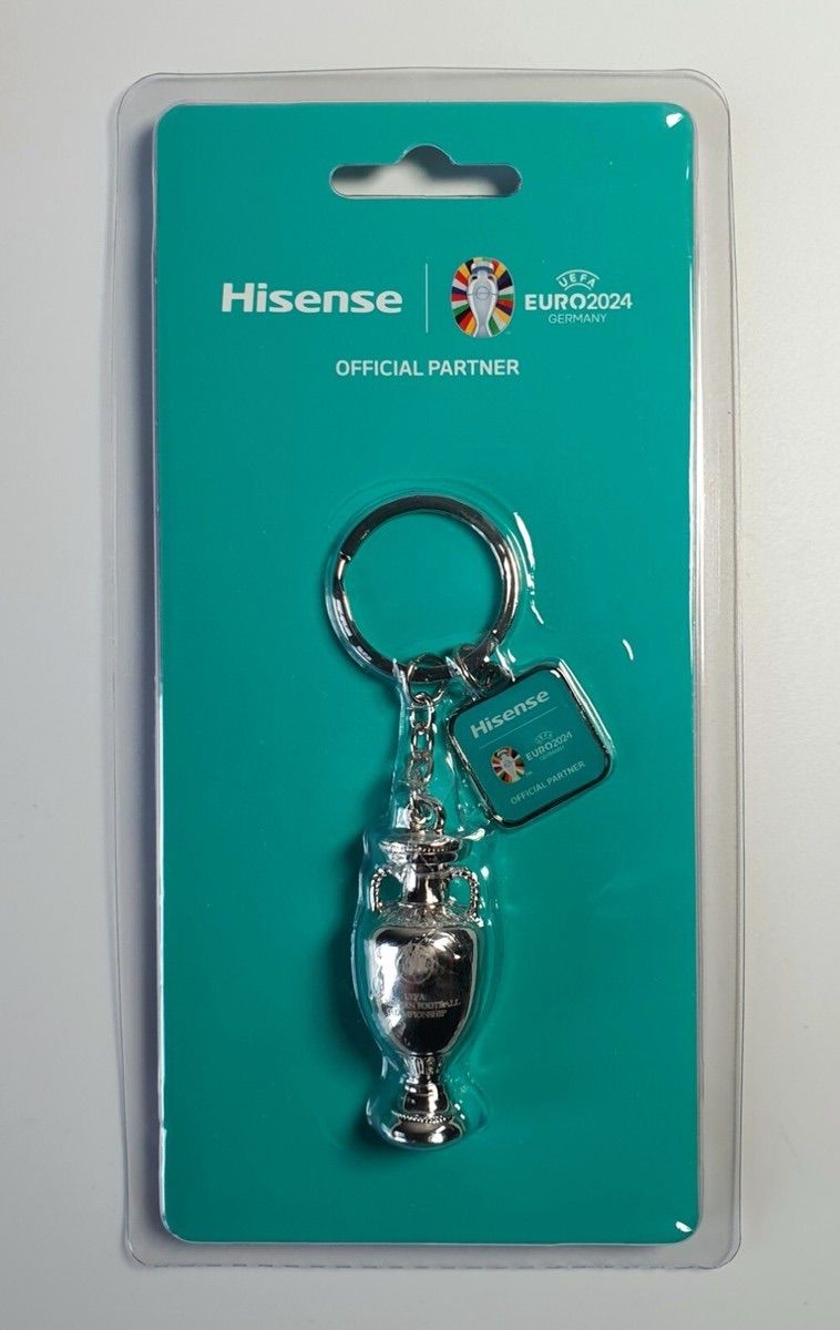 UEFA EURO2024 オフィシャルレプリカトロフィー キーホルダー セット