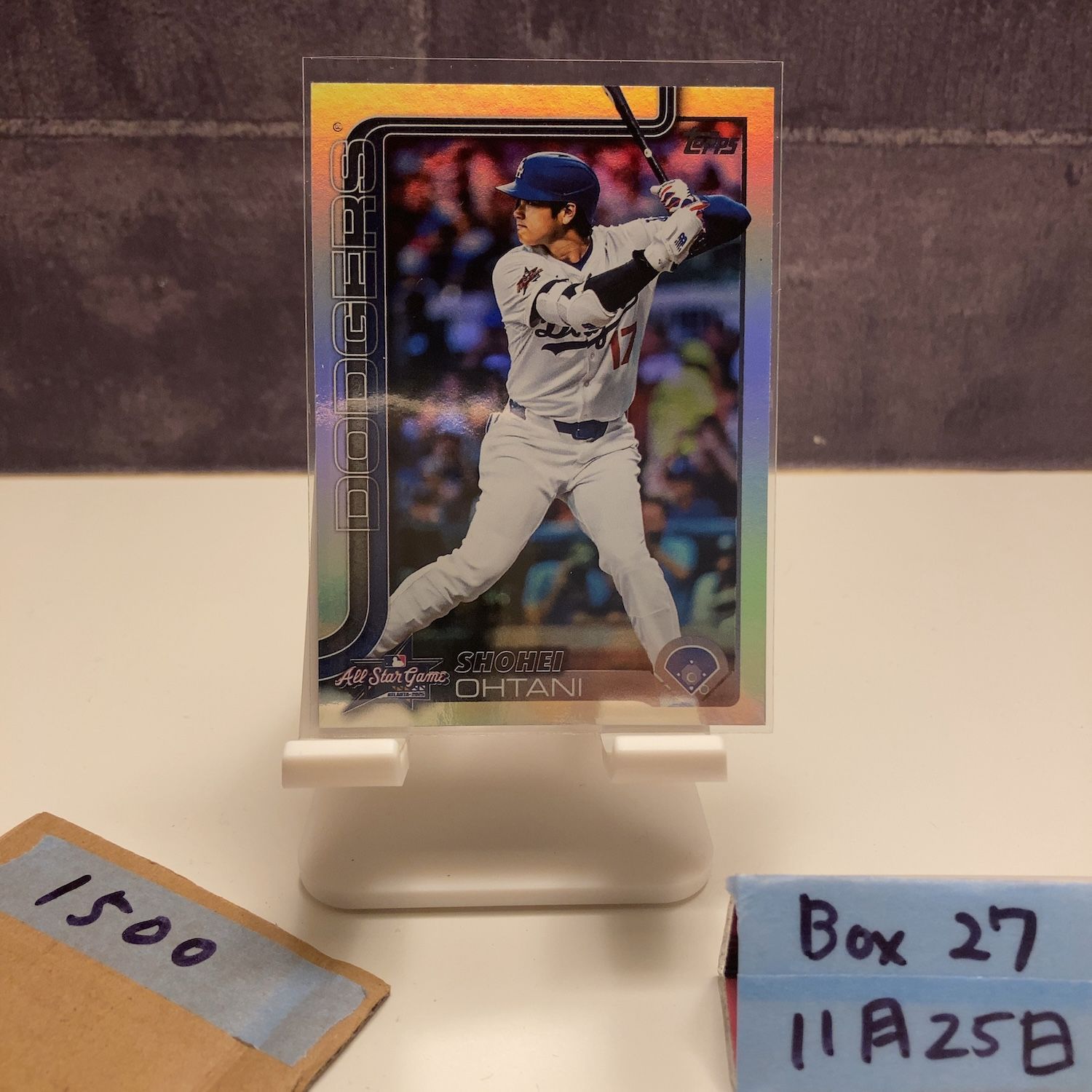 2025 Topps 大谷翔平 Shohei Ohtani ロサンゼルスドジャース All-Star 