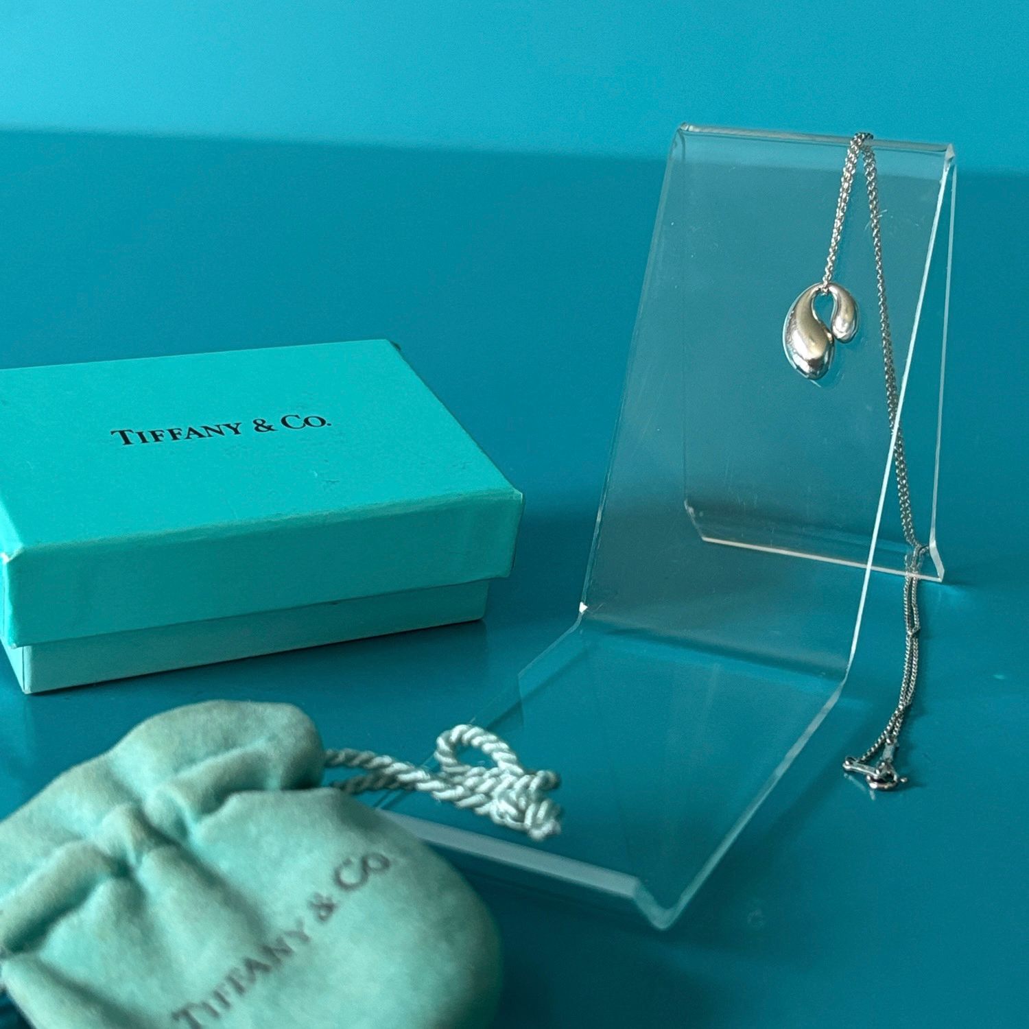 A151 ティファニー エルサペレッティ ティアドロップ ネックレス SV925