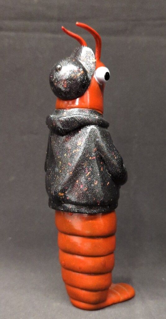 エンビー エンビーオリジナルソフビシリーズ エンビーくん 赤茶成型/黒