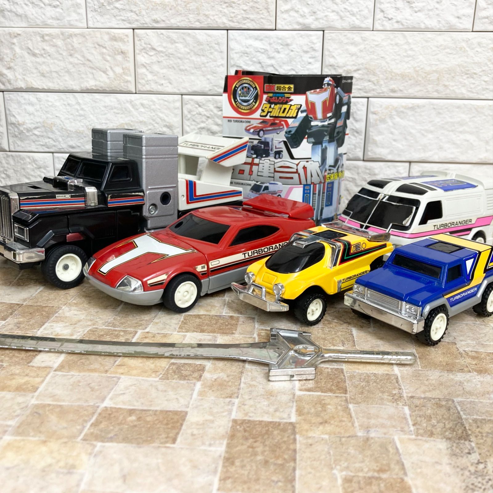 高速戦隊ターボレンジャー DX超合金 五連合体 ターボロボ BANDAI