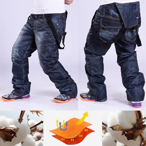  ANONIE スノーボードウェア メンズ スノーボードパンツ スキーウェア デニム風 スキーパンツ スノーパンツ 撥水 保温 スノーボード ウェア スポーツ サロペット ボトムス 大きいサイズe a 84 e 15 fa その他 キッチン 食器