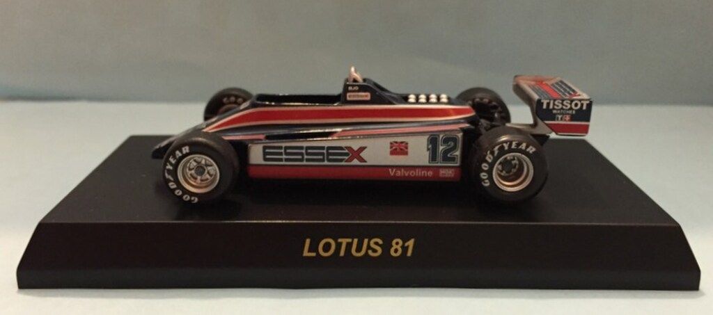京商 1/64ロータスフォーミュラ ミニカーコレクション LOTUS 81 No12