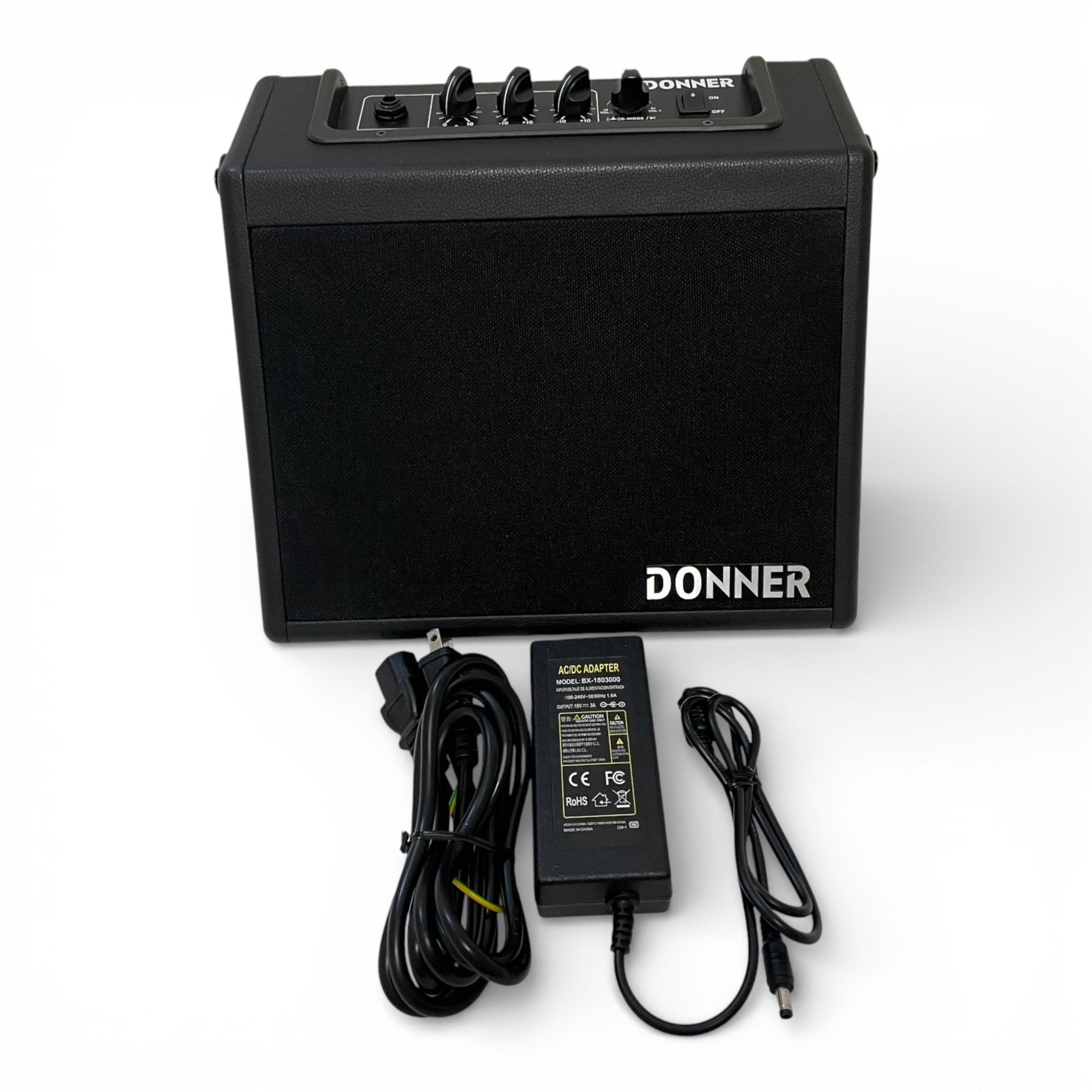 ○ ドナー Donner アンプ DDA-20 ブラック 電子ドラム キーボード用