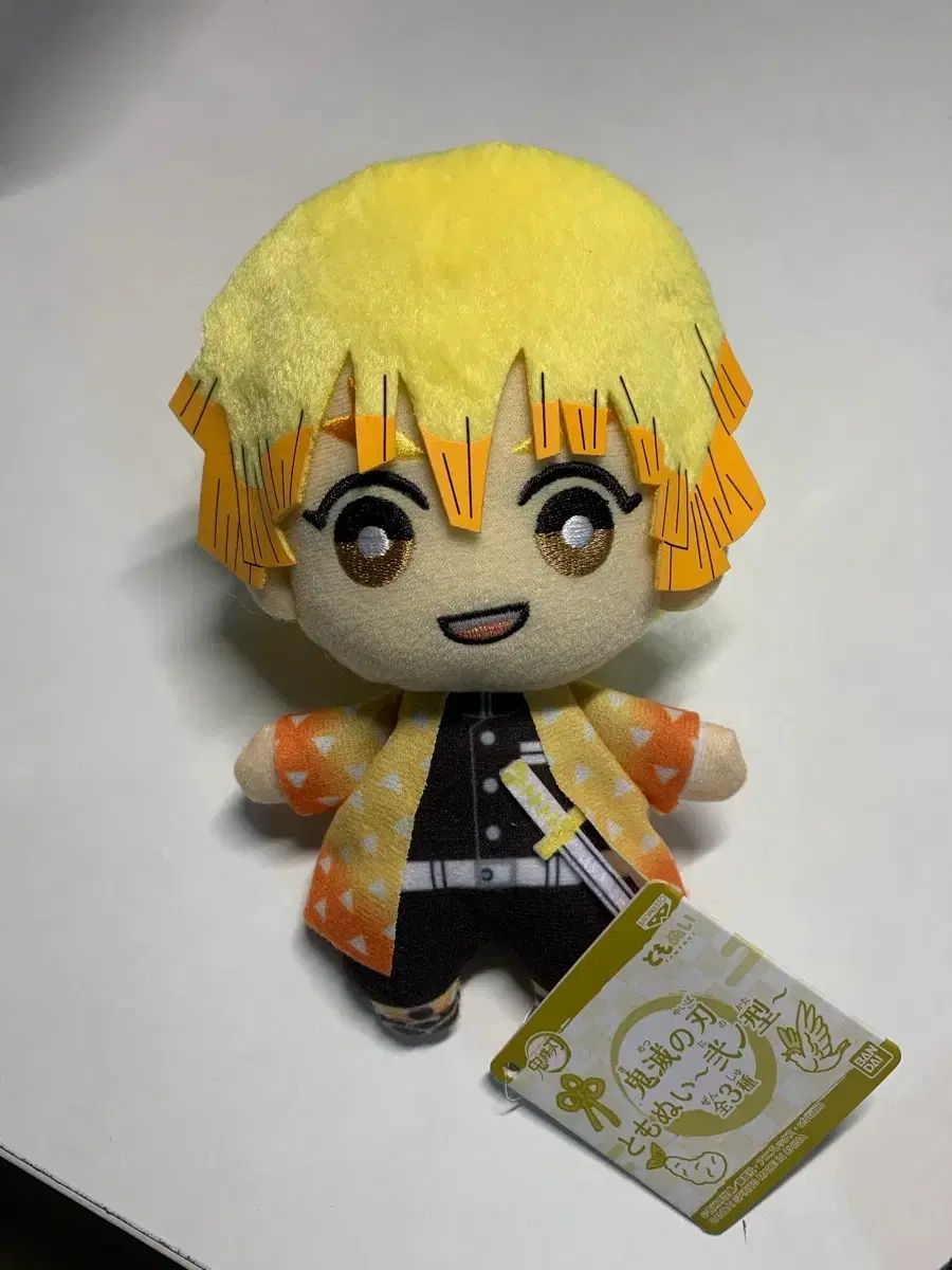鬼滅の刃 鬼滅の刃 我妻 善逸 ともぬい ぬいぐるみ 出品 ともぬい ぬいぐるみ 竈門炭治郎 禰豆子 善逸 伊之助 4個セット