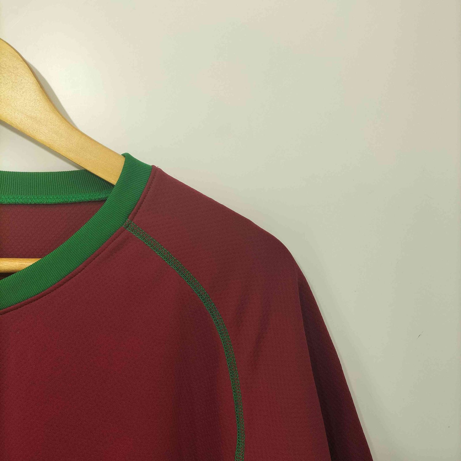 ナイキ NIKE 00s スウッシュ刺繍 バイカラー ゲームシャツ メンズ JPN