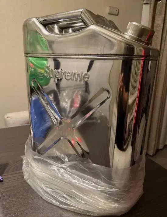 Supreme x Swiss Link Stainless Steel 20L Water Can Silver - 25SS
