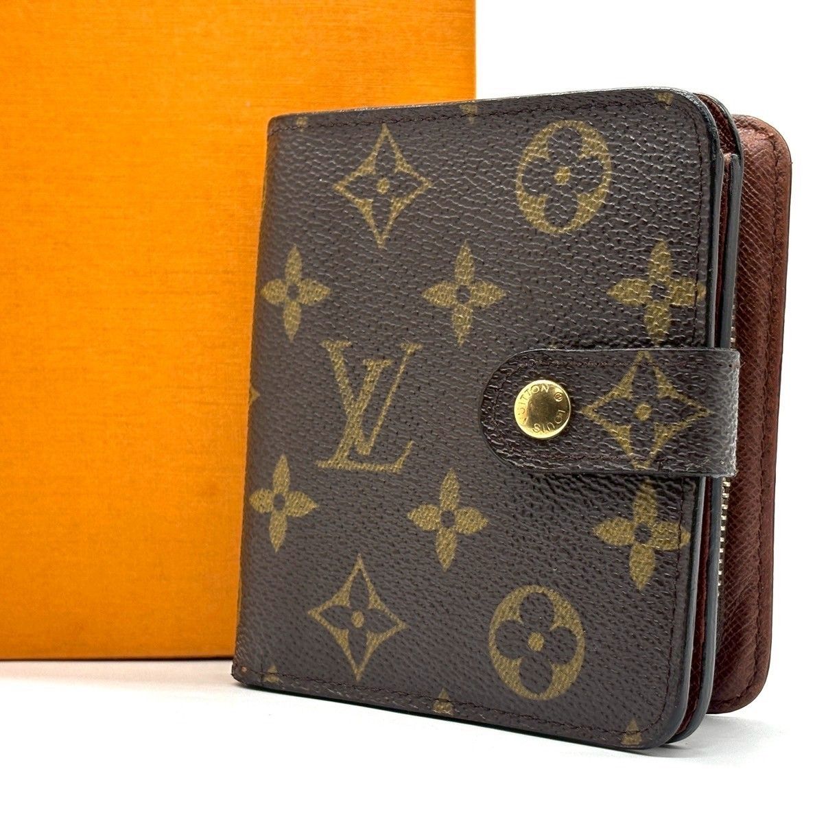 定番だから、迷わない】 LOUIS VUITTON 二つ折り財布 モノグラム