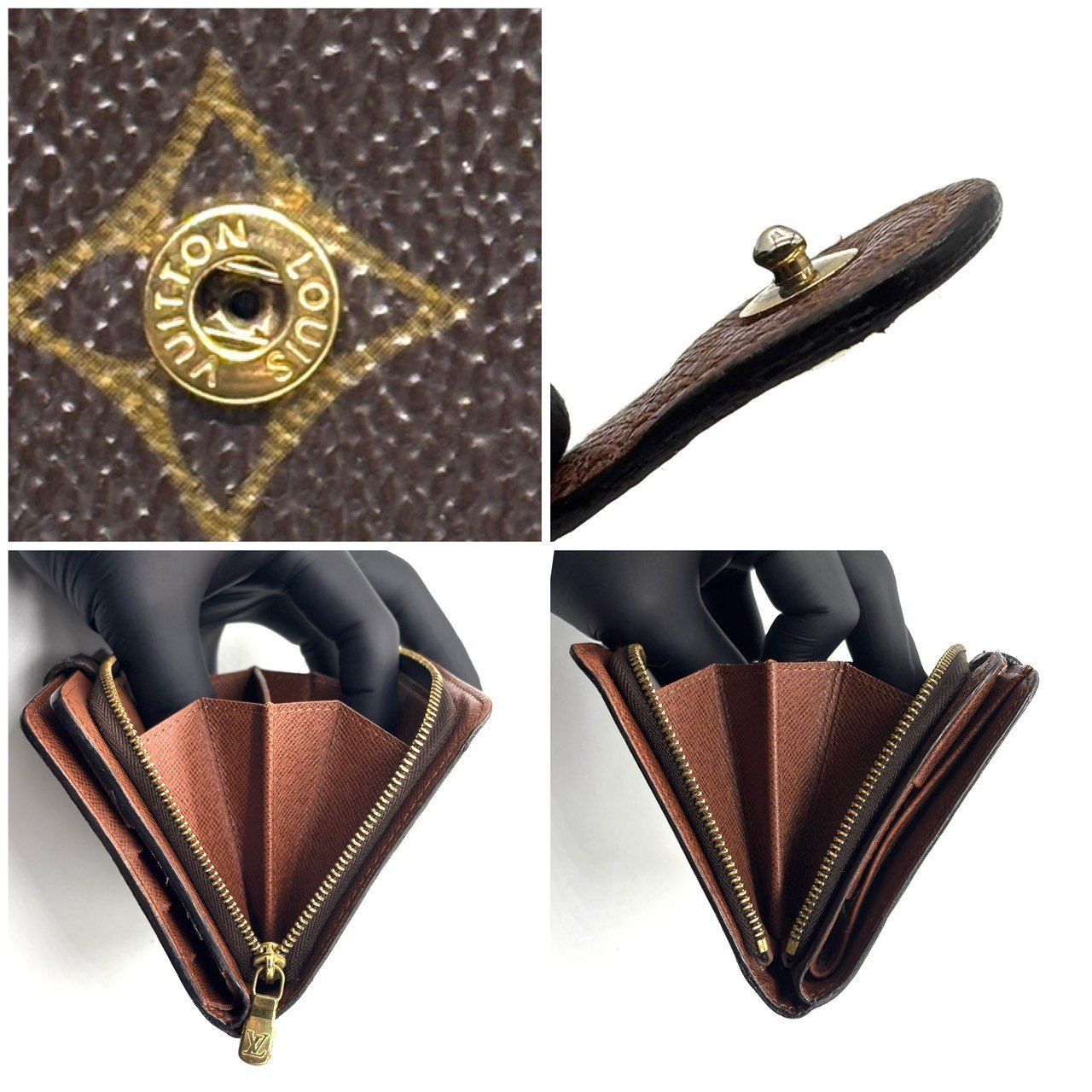 定番だから、迷わない】 LOUIS VUITTON 二つ折り財布 モノグラム