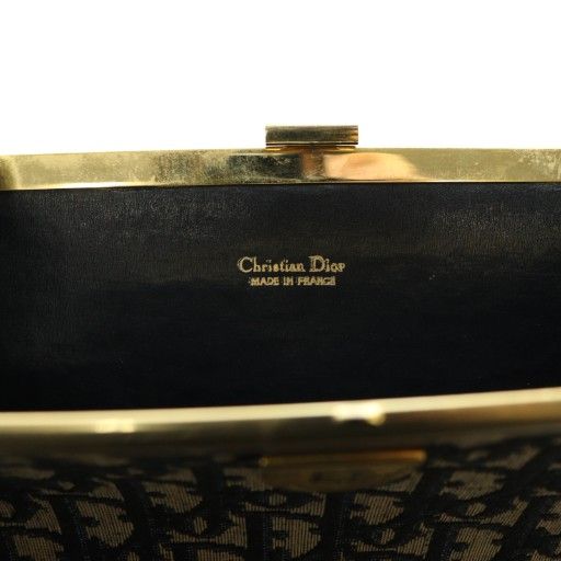 クリスチャンディオール Christian Dior トロッター がま口バッグ