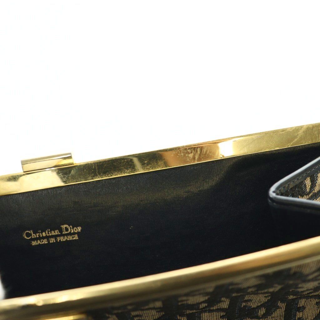 クリスチャンディオール Christian Dior トロッター がま口バッグ