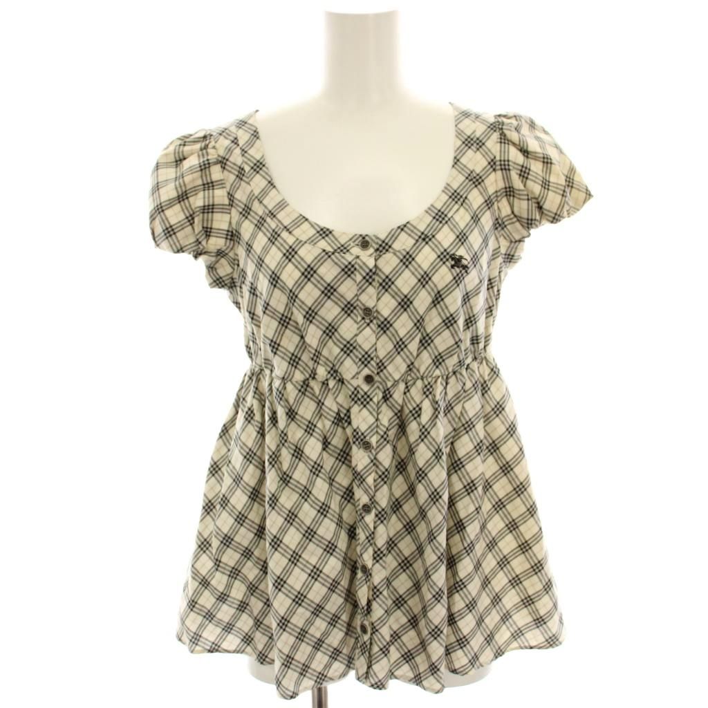 バーバリーブルーレーベル BURBERRY BLUE LABEL ブラウス シャツ 38