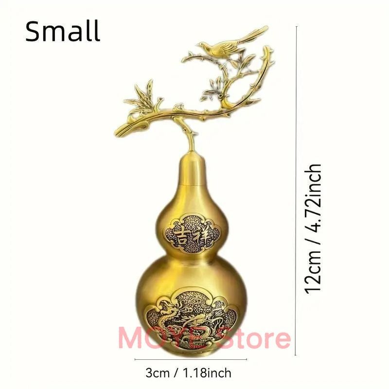 瓢箪 オブジェ 置物 ひょうたん 真鍮 縁起物 家内安全 インテリア 玄関