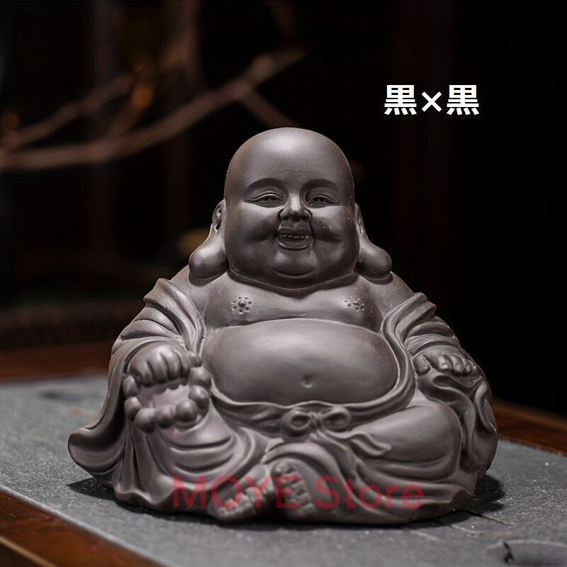 弥勒 菩薩 仏像 置物 布袋尊 土器 磁器 幸運 金運 健康運 出世運 商売