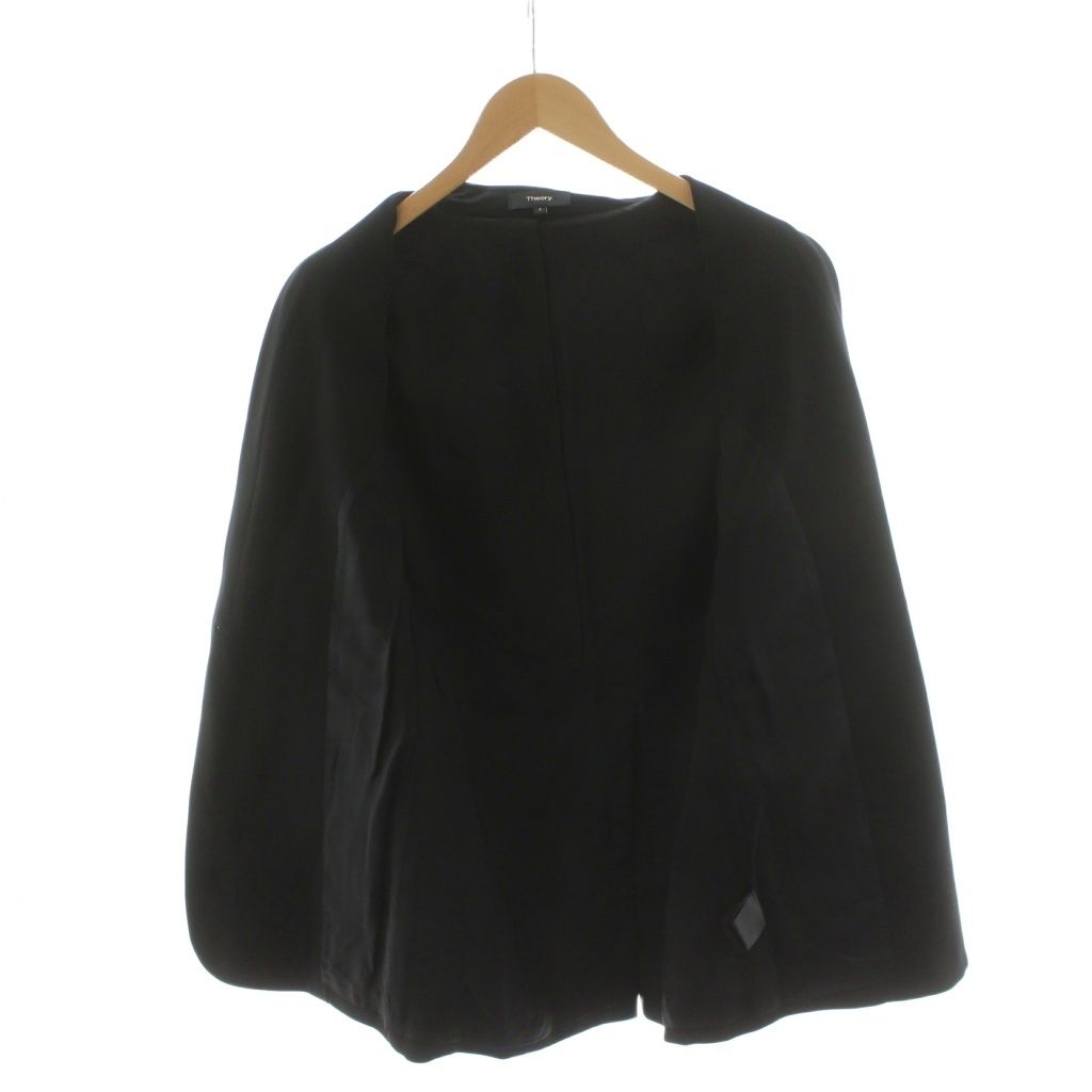 セオリー Theory SYNTHETIC.CREPE FLUID JACKET ノーカラージャケット