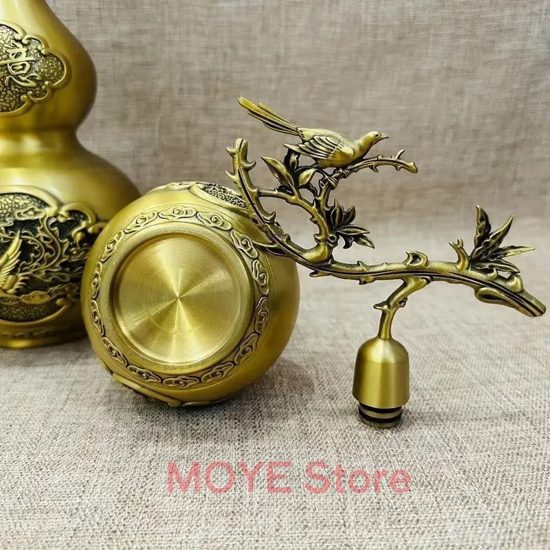 瓢箪 オブジェ 置物 ひょうたん 真鍮 縁起物 家内安全 インテリア 玄関