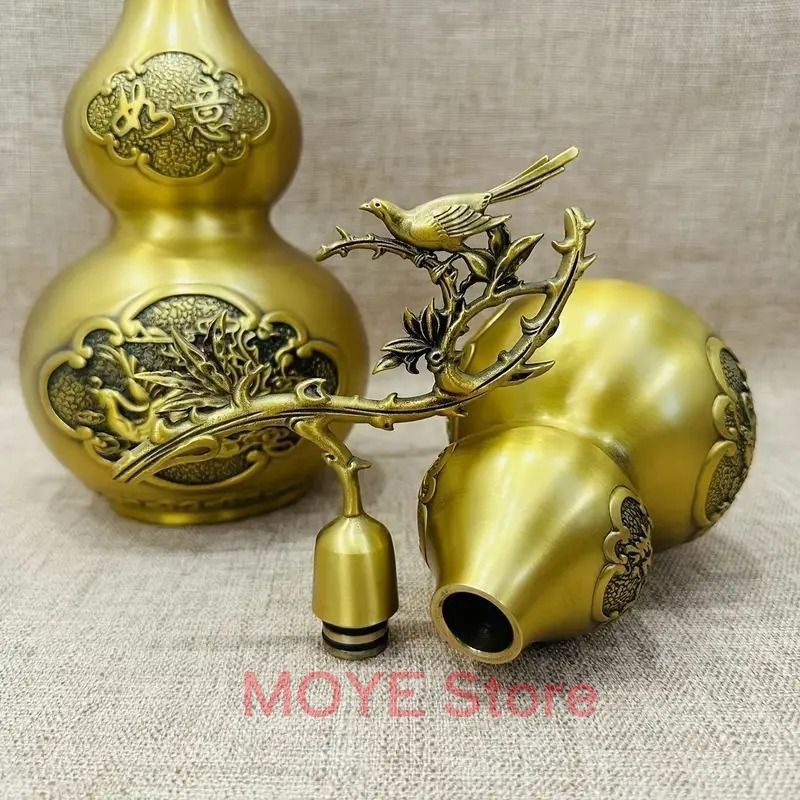 瓢箪 オブジェ 置物 ひょうたん 真鍮 縁起物 家内安全 インテリア 玄関