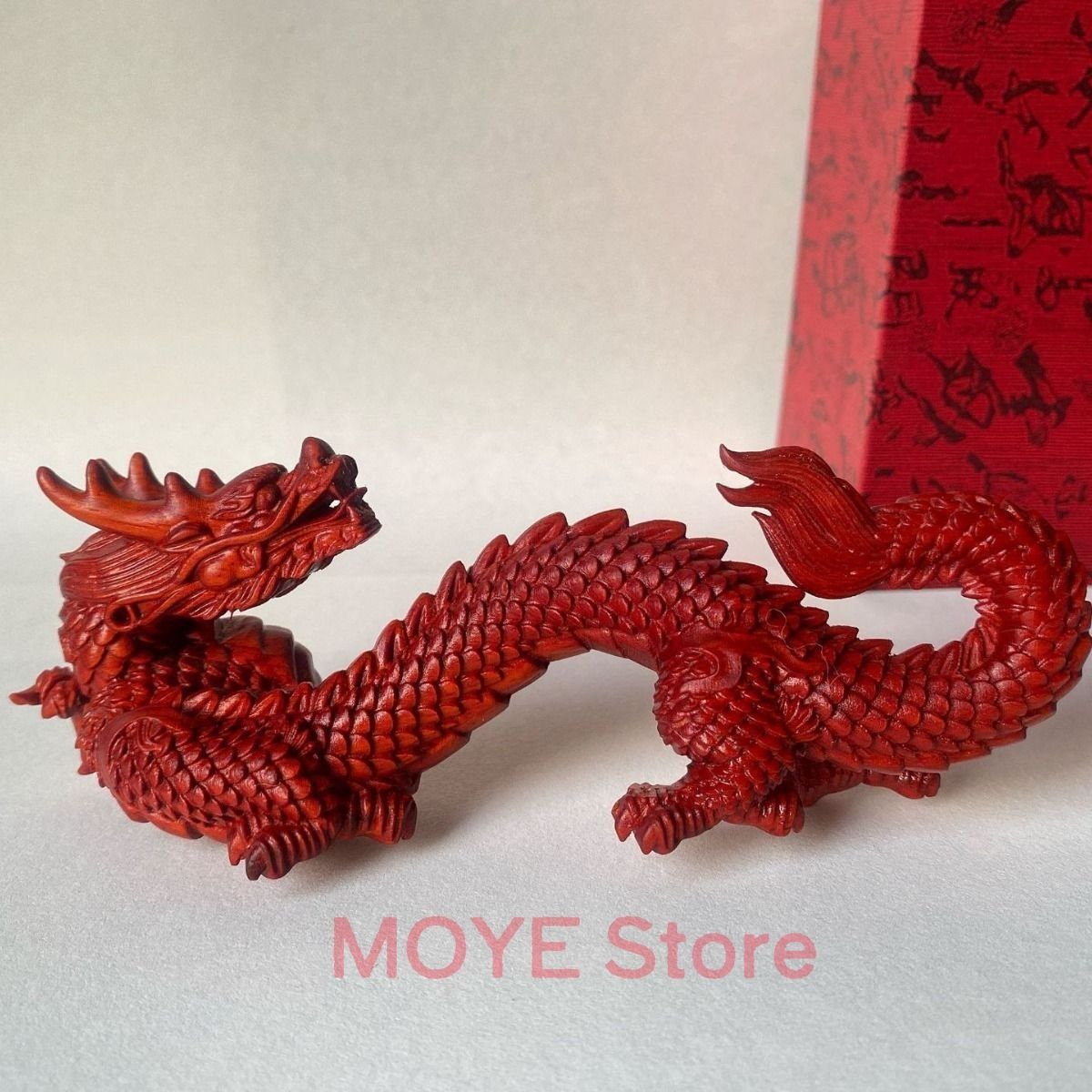 ドラゴン 龍 龍神 昇龍 赤龍 金龍 木彫り 商売繁盛 財運 金運 仕事運