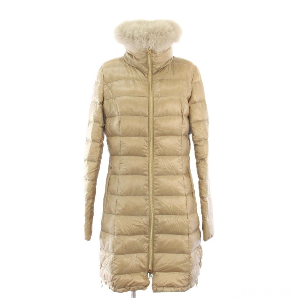 新品　HERNO ヘルノ　ファー付　ロングダウンコート　ベージュ　38 楽天市場】HERNO ヘルノ ダウンジャケット PI001795D 12414 レディース