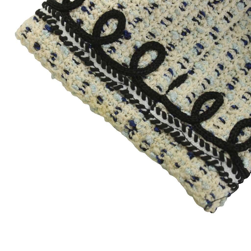 セントジョン ST.JOHN テーラードジャケット ツイード 2 ベージュ