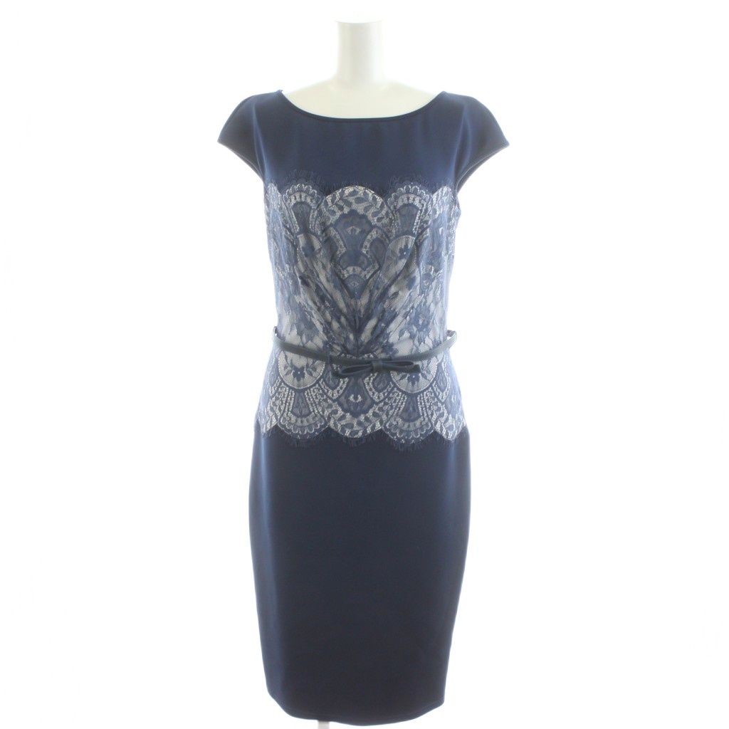 TADASHI SHOJI レースワンピース サイズ2 Tadashi Shoji 」 レース半袖ワンピース 2 ブラック レディース