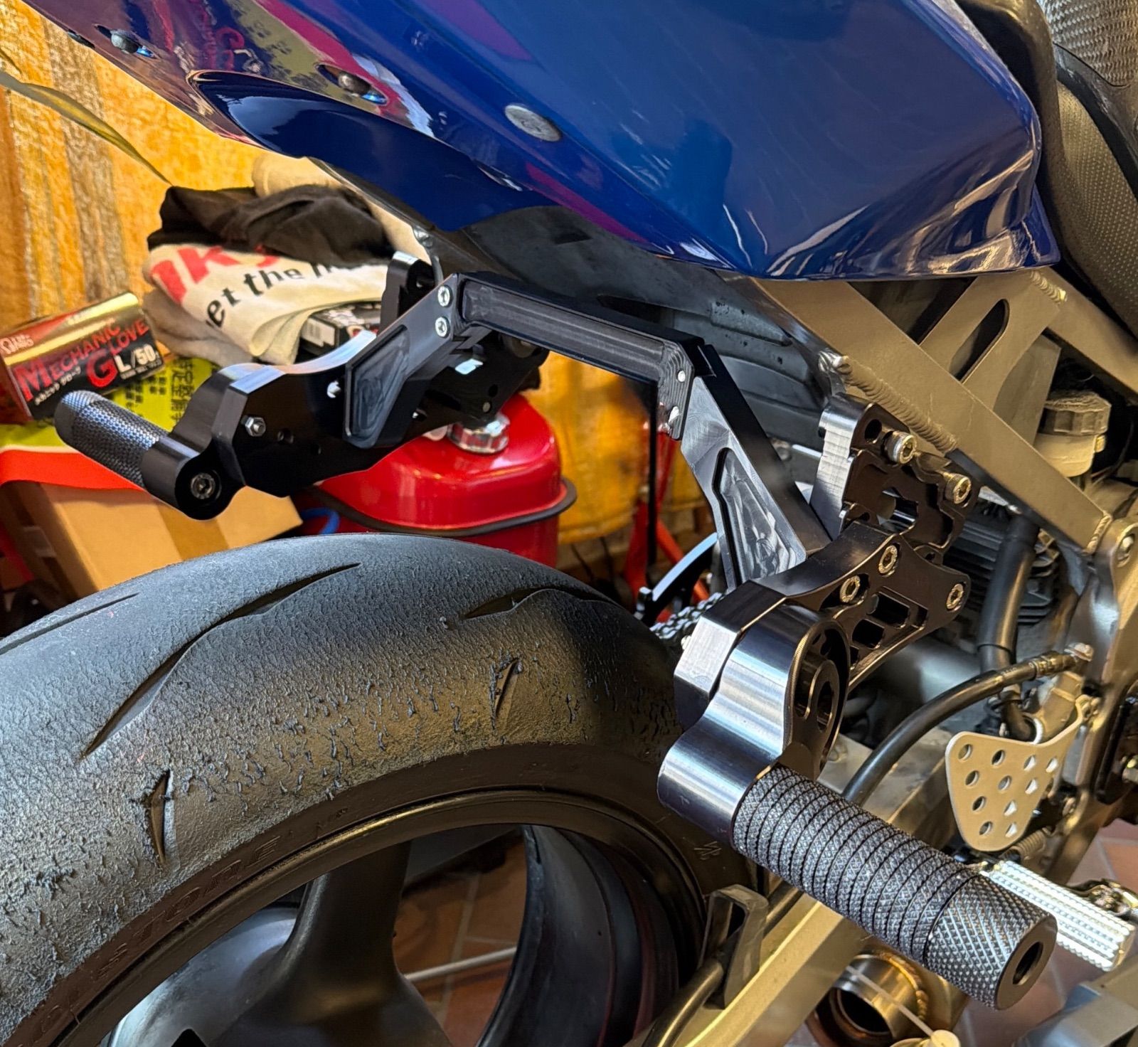 SS-MOTO ZX-6R 636 (03-04) アジャスタブル・サブケージ - メルカリ