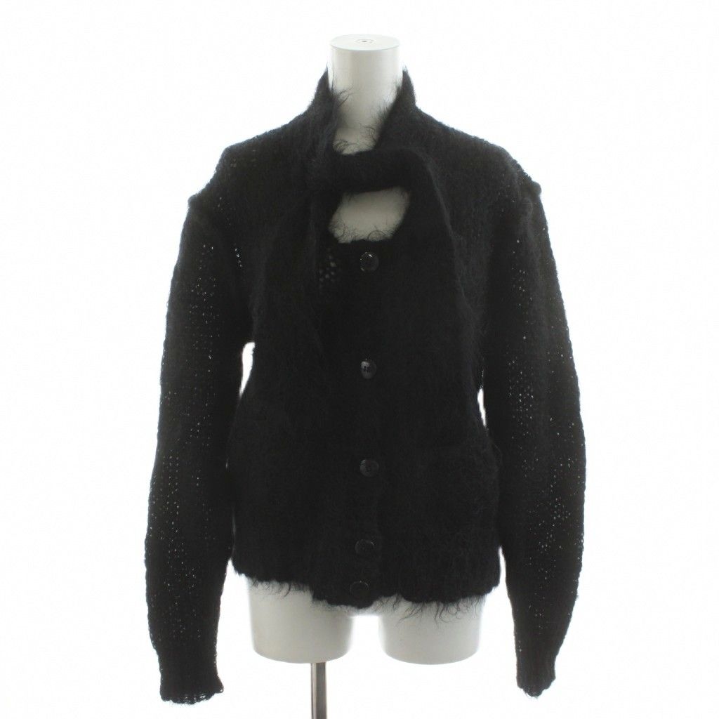 ピンクハウス PINK HOUSE カーディガン ウール 黒 ブラック 19PK-21