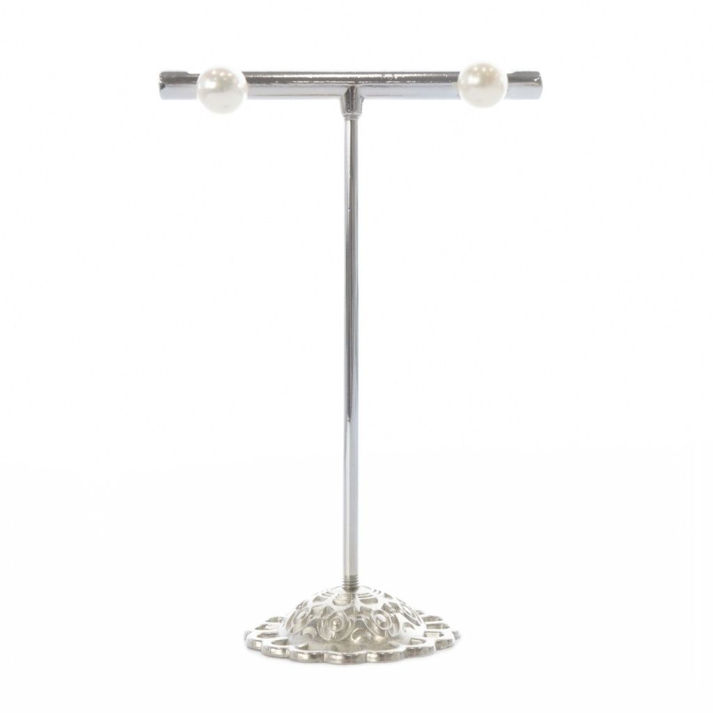 ミキモト MIKIMOTO アコヤパール ピアス K18WG ホワイトゴールド