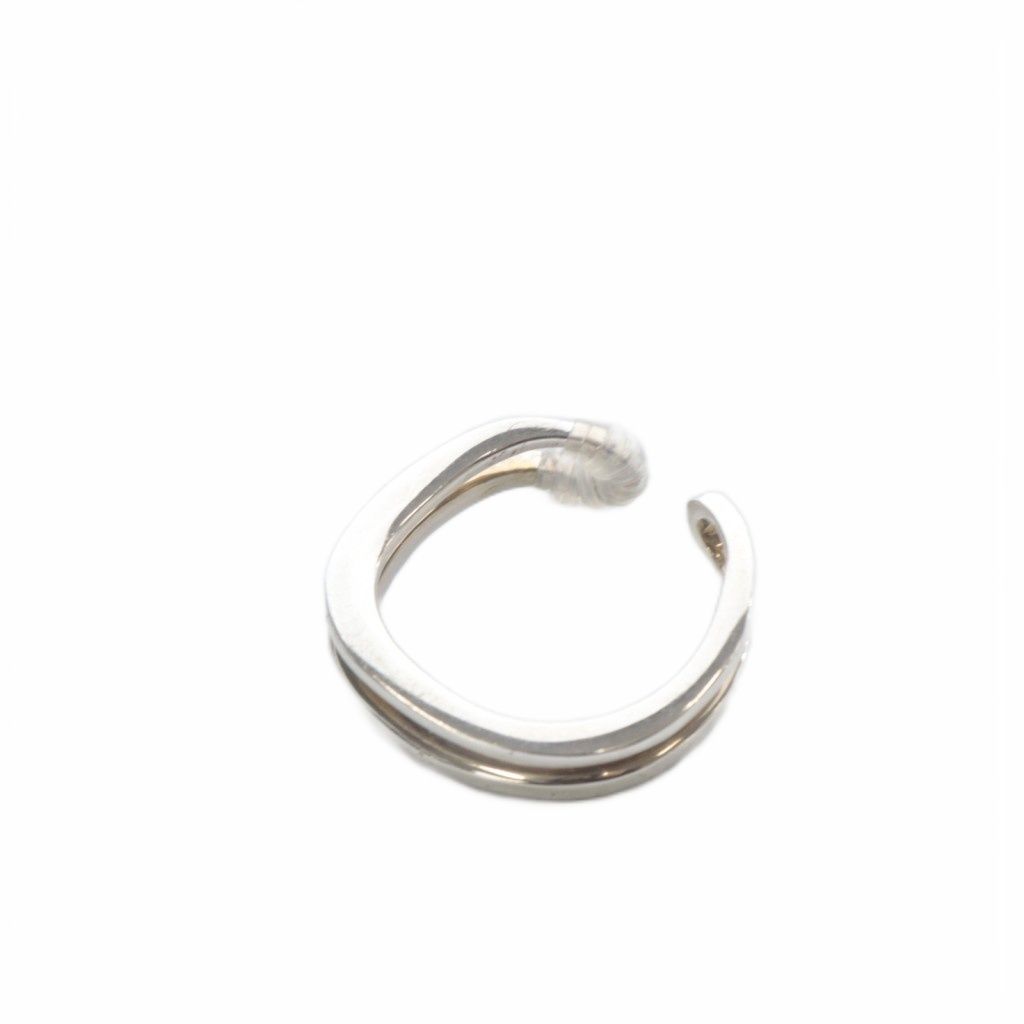 ブランイリス blanc iris 925 VOLUTE 2LINE イヤーカフ シルバー