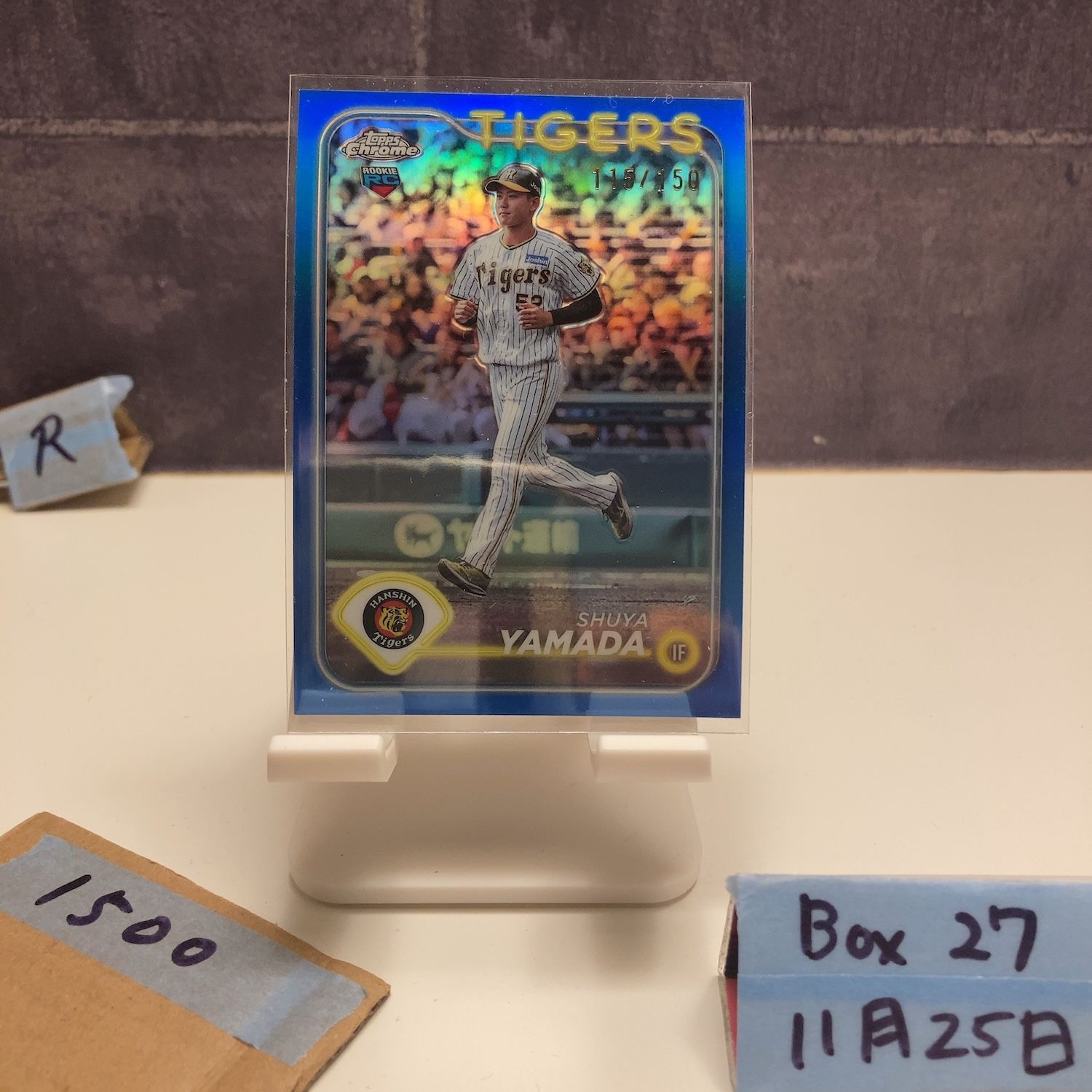 2024 Topps Chrome NPB 山田修也 Shuya Yamada 115/150 阪神タイガース