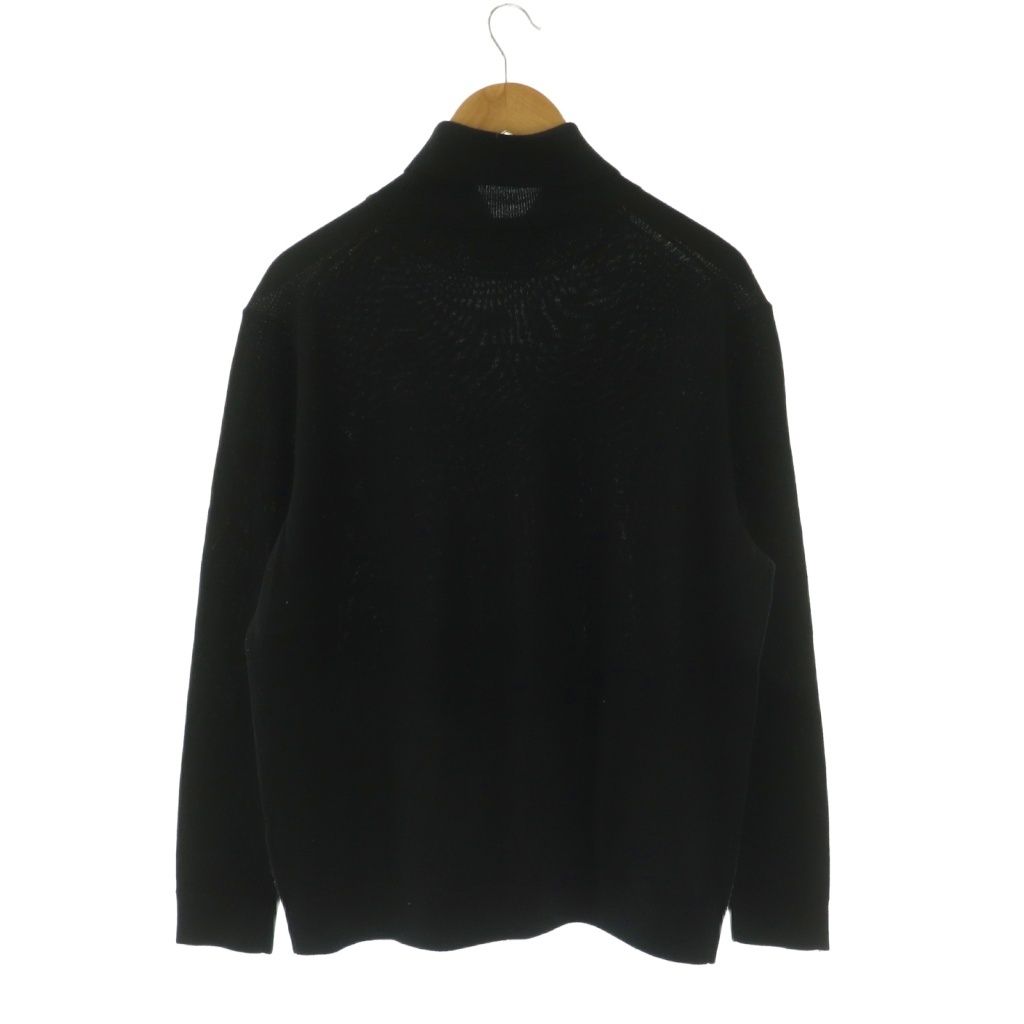 バナナリパブリック BANANA REPUBLIC 24AW メリノウールタートルネックニット セーター 薄手 長袖 L 黒 /NR ■OS ■SH