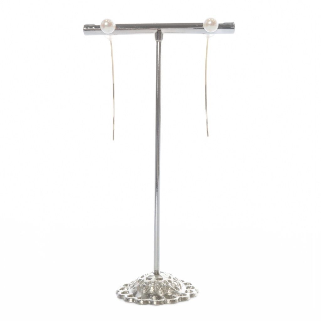 ヒロタカ hirotaka K10 パールアローピアス ゴールド - メルカリ