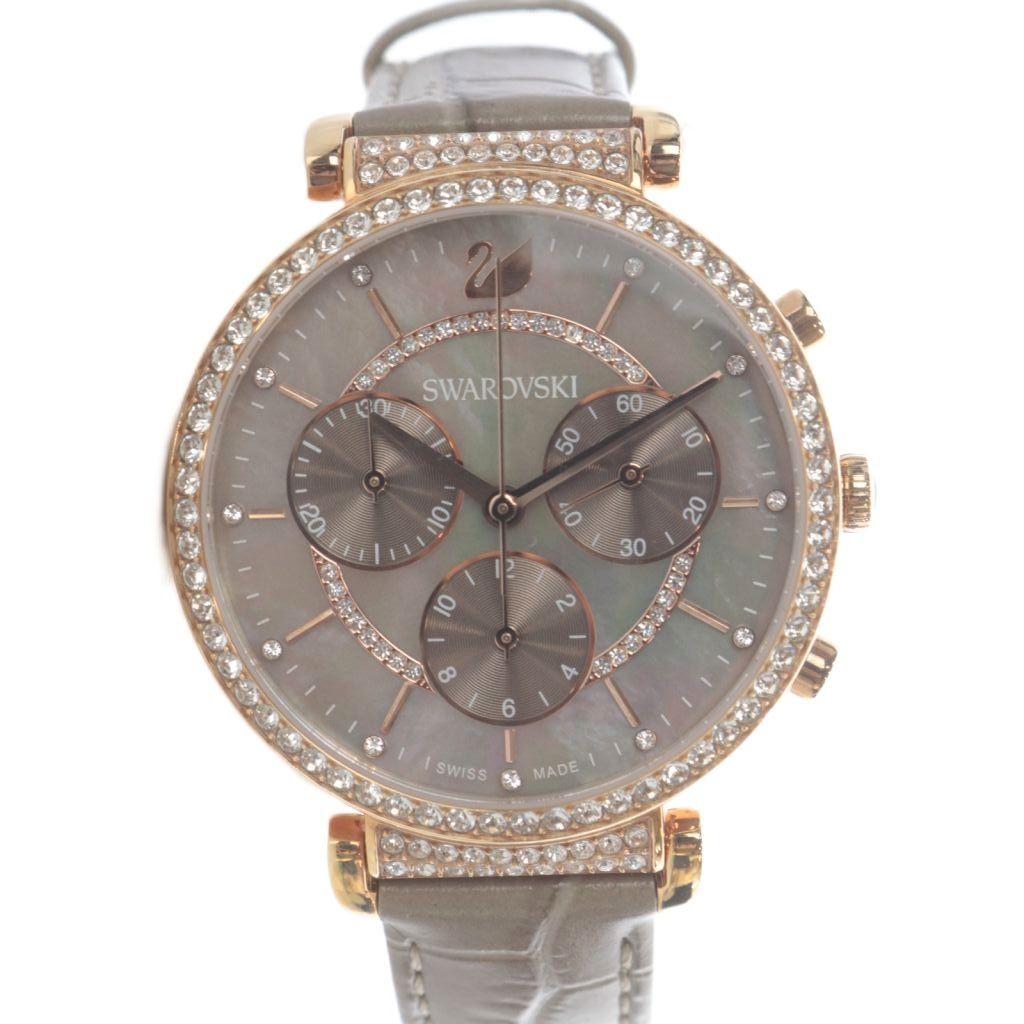 スワロフスキー SWAROVSKI PASSAGE CHRONO WATCH ウォッチ 腕時計 3針