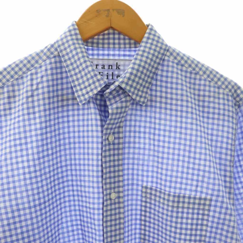Frank&Eileen 長袖シャツ S スカイブルーギンガムチェック Frank&Eileen（フランクアンドアイリーン） Frank＆Eileen【フランク