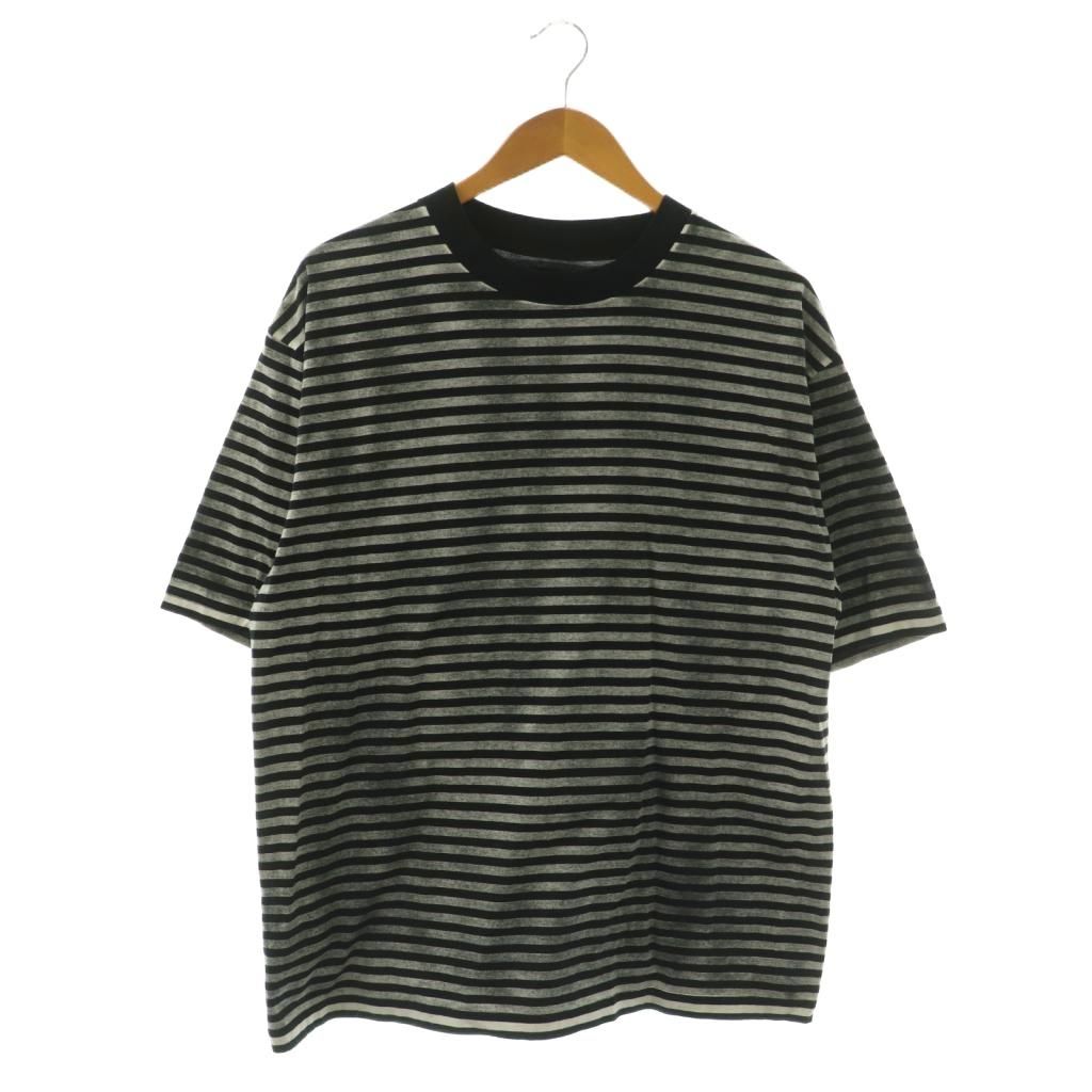 マインデニム MINEDENIM Hazy Border Uneven Loose T-SH Tシャツ