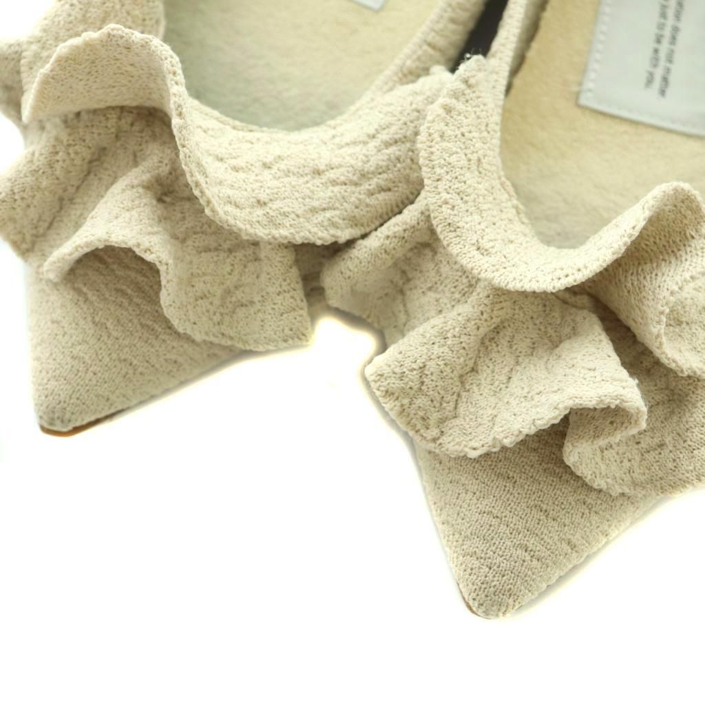 オッフェン Öffen パンプス フラットシューズ ポインテッドトゥ フリル