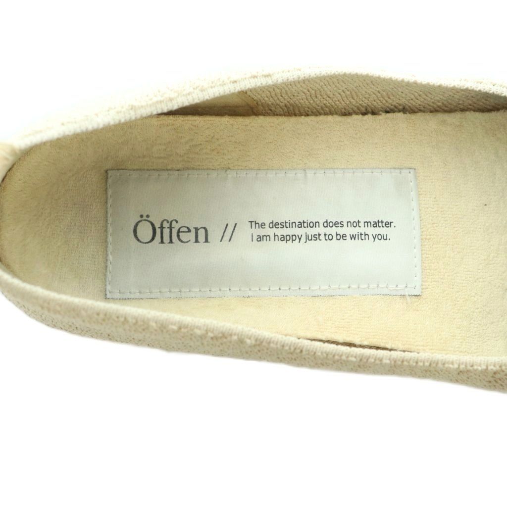 オッフェン Öffen パンプス フラットシューズ ポインテッドトゥ フリル