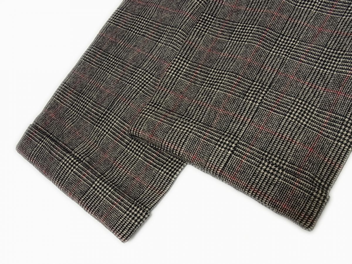 ◇RALPH LAUREN グレンチェック スラックス パンツ ウール100％ ポロ