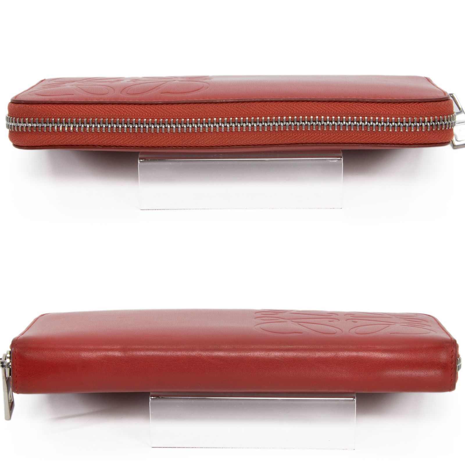 本物 送料無料 ロエベ 長財布 ラウンドファスナー ジップタイプ メンズ