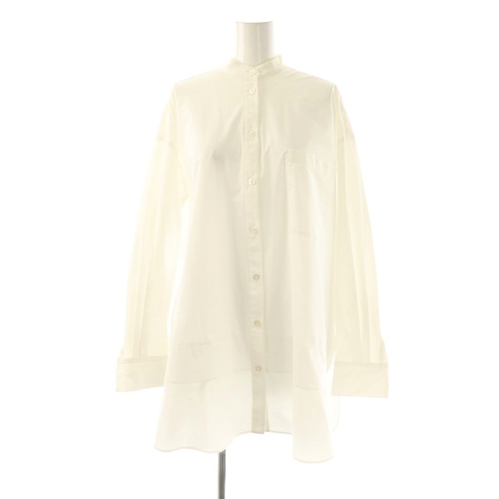 ル フィル LE PHIL 23AW ソロテックス ブラウス シャツ F ホワイト /ES