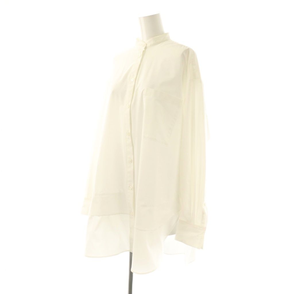 ル フィル LE PHIL 23AW ソロテックス ブラウス シャツ F ホワイト /ES