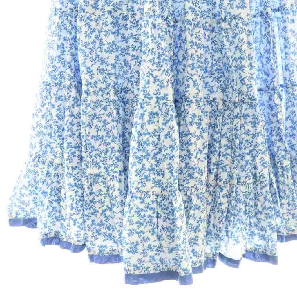 マリハ MARIHA 23SS 草原の虹のスカート サマーシャドウ 花柄 フレア F