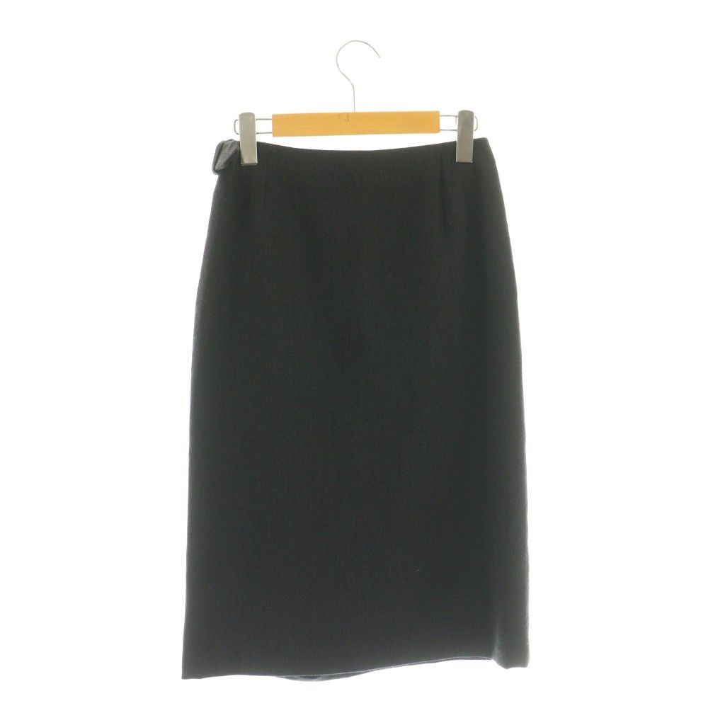 エルメス HERMES マルジェラ期 ウール スカート ひざ丈 タイト 34