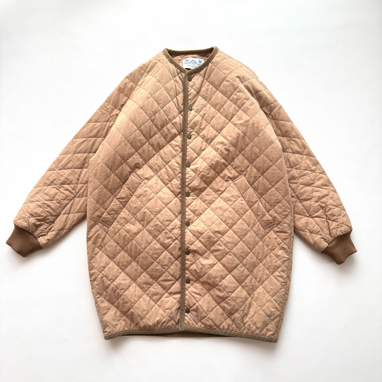 Ｒ&D.M.CＯオールドマンズテーラーキルティングコート赤美品 人気定番 美品 R&D.M.Co- オールドマンズテーラー コットン