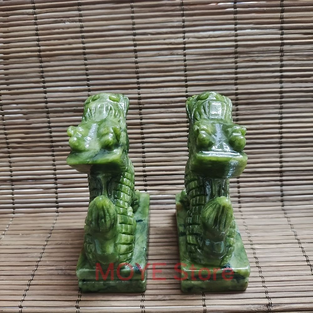 翡翠調 麒麟 天然 石 手作り ヒスイ キリン ジェイド 神獣 幸運 癒し