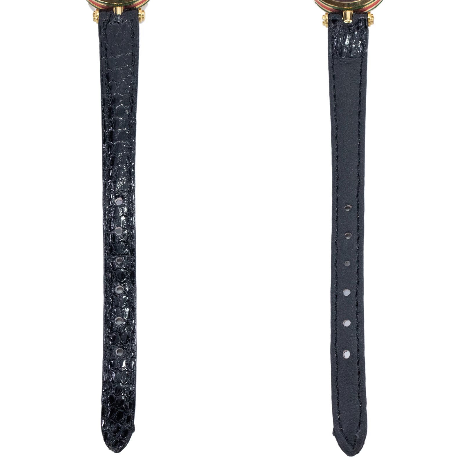 稼働品 送料無料 グッチ 腕時計 電池式 クォーツ 2針 レディース